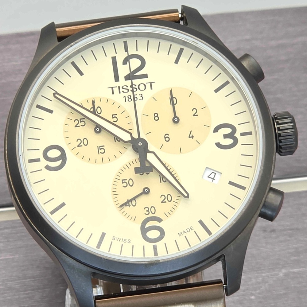 Tissot 1853 Chrono XL Beige T116617A Watch - 40mm + xtra strap (GNP010785)